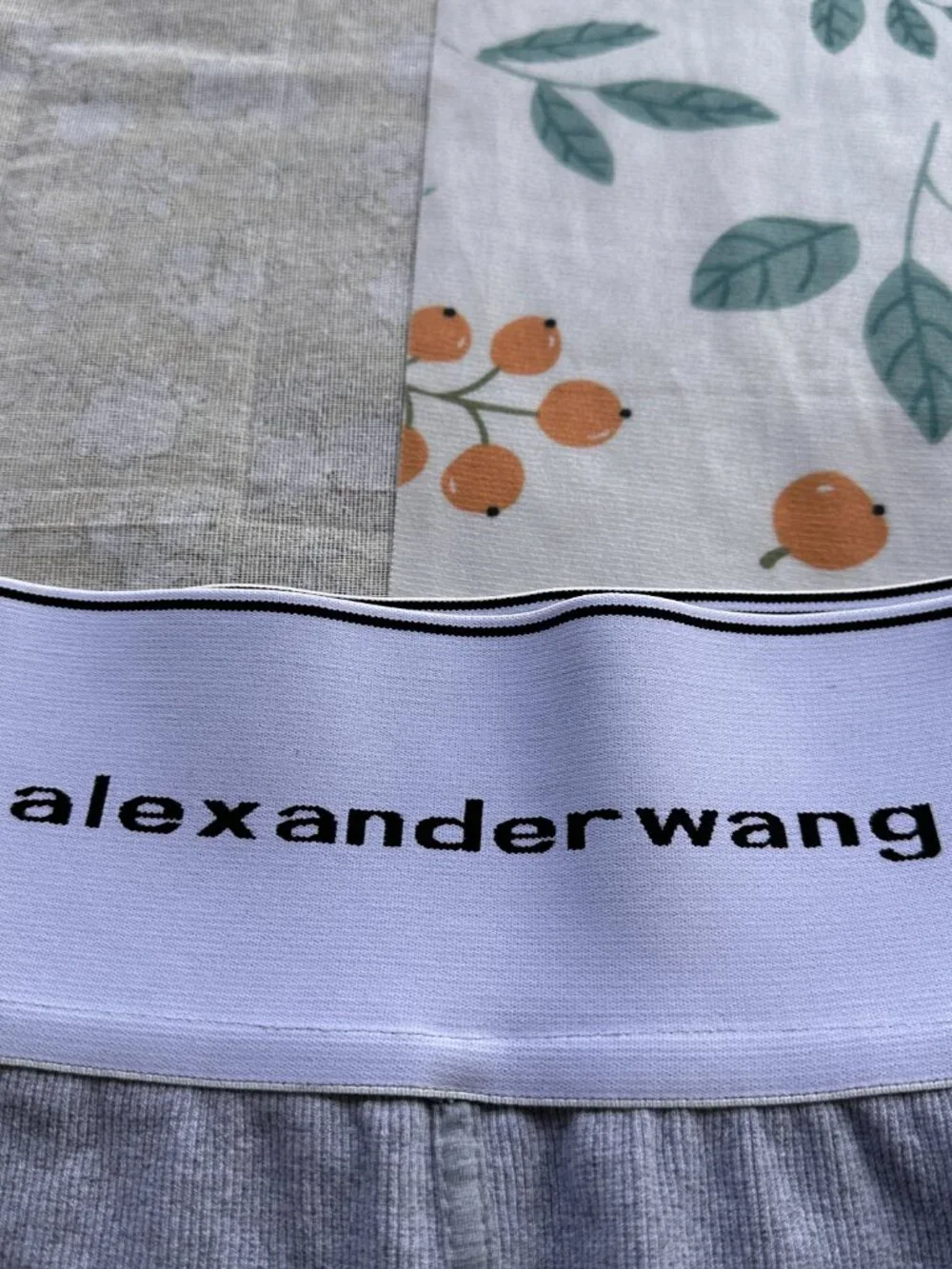 Alexander Wang Gray Corduroy Mini Skirt With Side Zipper - Picture 2 of 8